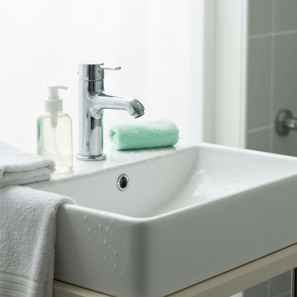 Ambiente de limpieza facial suave